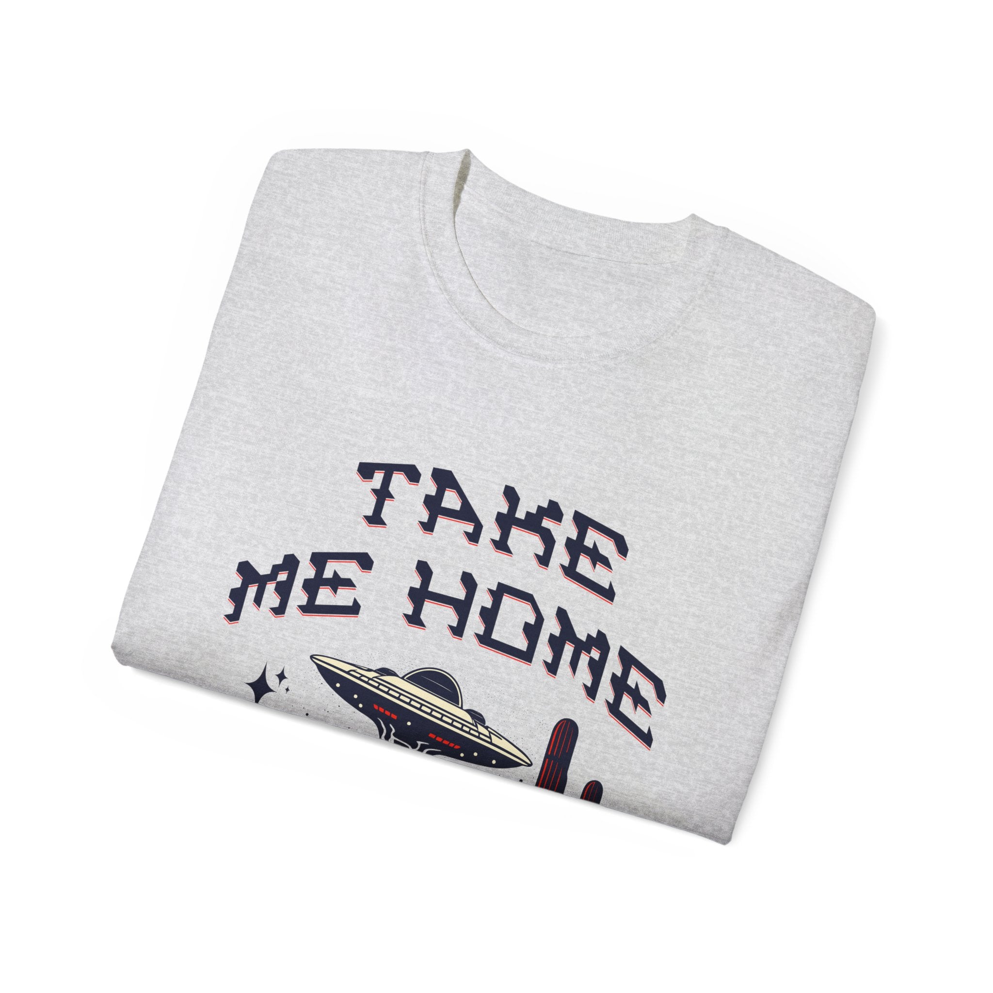 Take Me Home - Unisex Cotton Tee (Front) - Damned Threads